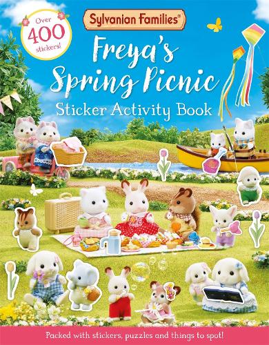 Sylvanian Families: Freya's Spring Picnic Sticker Activity Book Macmillan Children's Books 9781529093261 book cover