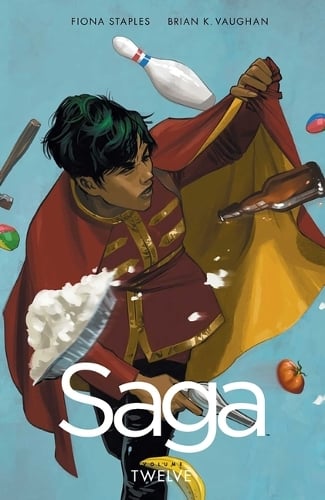 Saga Volume 12 Brian K Vaughan 9781534355330 book cover