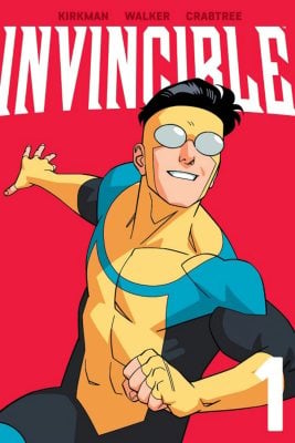 Invincible Volume 1 (New Edition) Robert Kirkman, Cory Walker, Bill Crabtree 9781534399952 book cover