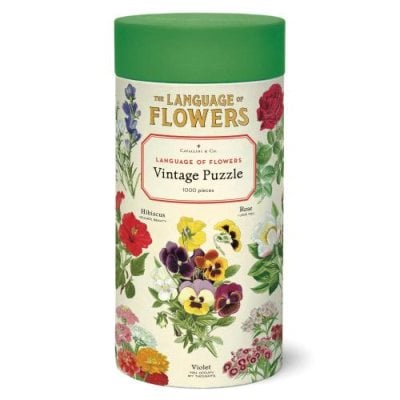 Language Of Flowers 1000 Piece Jigsaw Puzzle 9781639473748 book cover