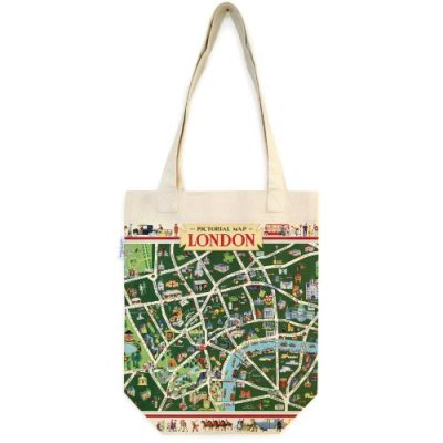 London Map Cloth Bag 9781639474318 book cover