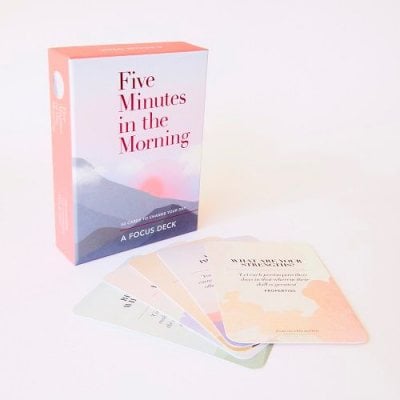 Five Minutes In The Morning 50 Cards: 50 Cards to Change Your Day - Five-minute Self-care Journals Aster, Raven Barton 9781783255344 book cover