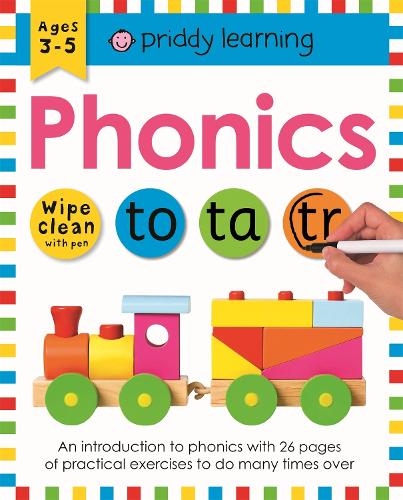 Phonics - Wipe Clean Workbooks (Spiral bound) Roger Priddy 9781783415991 book cover