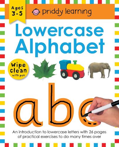 Lowercase Alphabet - Wipe Clean Workbooks (Spiral bound) Priddy Books, Roger Priddy 9781783416028 book cover