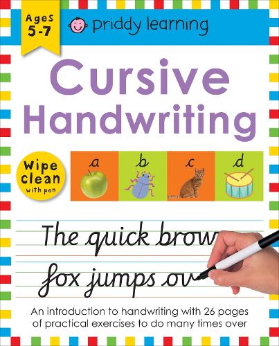 Cursive Handwriting - Wipe Clean Workbooks (Spiral bound) Priddy Books, Roger Priddy 9781783416103 book cover