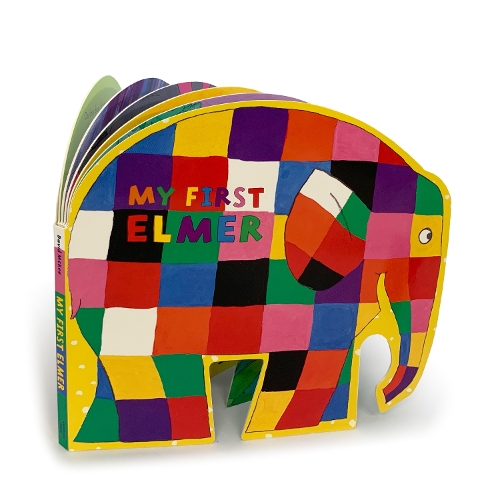 My First Elmer: Shaped Board Book - Elmer Shaped Board Books (Board book) David McKee 9781783446773 book cover