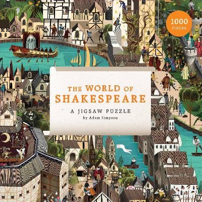The World of Shakespeare 1000 Piece Jigsaw Puzzle (Jigsaw) Adam Simpson 9781786274250 book cover