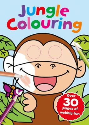 Monkey - Wobbly Eyes Colouring Jumbo 9781786702852 book cover