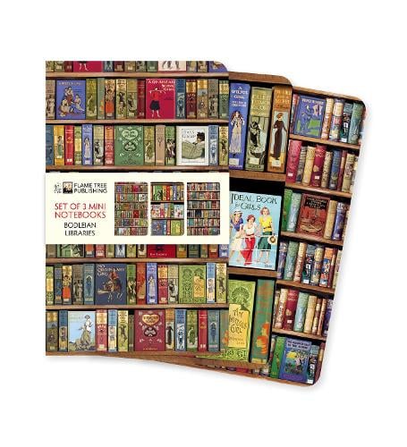 Bodleian Libraries Set of 3 Mini Notebooks - Mini Notebook Collections Flame Tree Studio 9781787559110 book cover