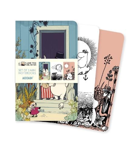 Moomin Set of 3 Mini Notebooks - Mini Notebook Collections Flame Tree Studio 9781787559189 book cover