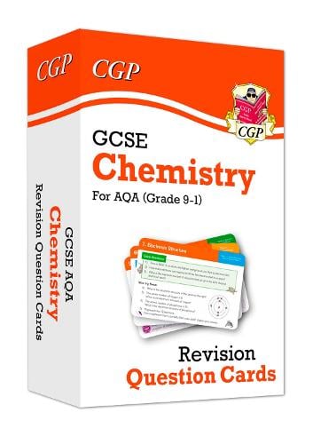 GCSE Chemistry AQA Revision Question Cards - Q&A cards for quick practice - CGP AQA GCSE Chemistry CGP Books 9781789080537 book cover