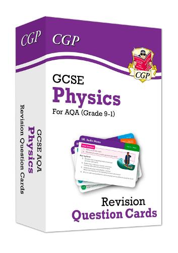 GCSE Physics AQA Revision Question Cards - Q&A cards for quick practice - CGP AQA GCSE Physics CGP Books 9781789080544 book cover