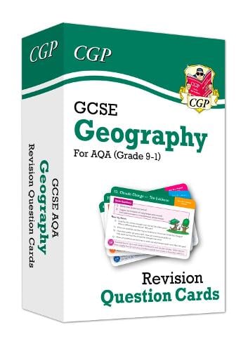 GCSE Geography AQA Revision Question Cards - CGP AQA GCSE Geography CGP Books 9781789082784 book cover
