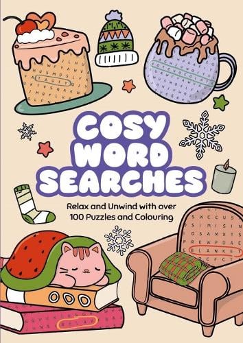 Cosy Word Searches: Relax and Unwind with over 100 Puzzles and Colouring Dr Gareth Moore 9781789298338 book cover