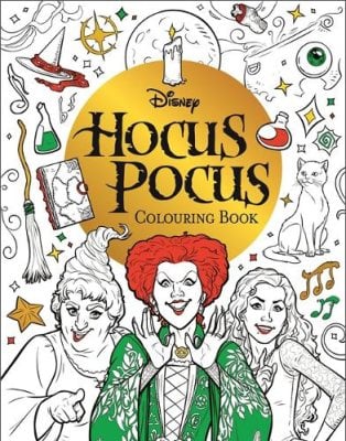 Disney Hocus Pocus Colouring Book: colour your way through Salem with the Sanderson sisters Walt Disney 9781800783133 book cover