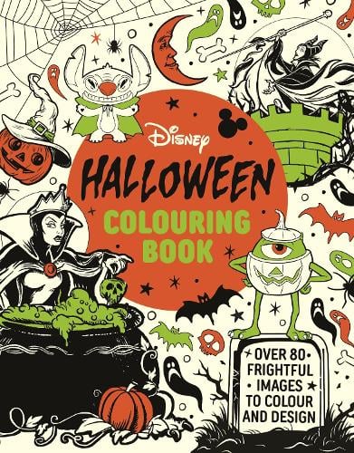 Disney Halloween Colouring Book: Over 80 spooky images to colour and design Walt Disney 9781800789777 book cover