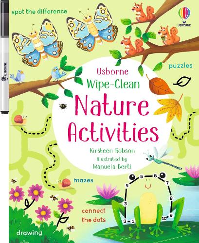 Wipe-Clean Nature Activities - Wipe-clean Activities Kirsteen Robson, Manuela Berti 9781801319188 book cover