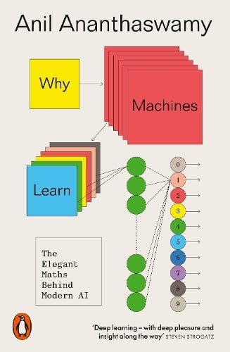 Why Machines Learn: The Elegant Maths Behind Modern AI Anil Ananthaswamy 9781802060867 book cover