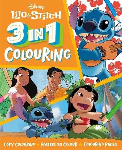 Disney Lilo & Stitch: 3 in 1 Colouring Walt Disney 9781803686806 book cover