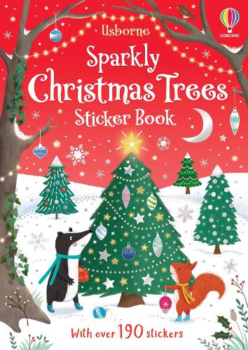 Sparkly Christmas Trees - Sparkly Sticker Books Jessica Greenwell, Lucy Barnard 9781803700847 book cover