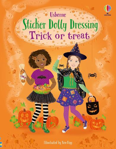 Sticker Dolly Dressing Trick or treat - Sticker Dolly Dressing Fiona Watt, Non Taylor 9781803707754 book cover