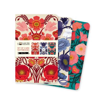 Nina Pace Mini Notebook 3 Pack Red - Mini Notebook Collections Flame Tree Studio 9781804177518 book cover