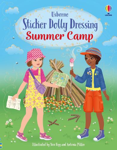 Sticker Dolly Dressing Summer Camp - Sticker Dolly Dressing Fiona Watt, Non Taylor, Antonia Miller 9781805072461 book cover