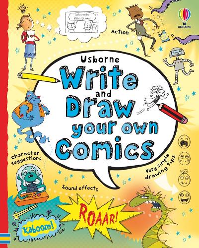 Write and Draw Your Own Comics - Write Your Own (Spiral bound) Louie Stowell, Various 9781805074854 book cover
