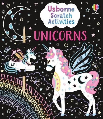 Usborne Scratch Activities Unicorns - Usborne Scratch Activities Rosie Dickins, Klara Hawkins 9781805077343 book cover