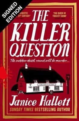 The Killer Question: Signed Edition Janice Hallett 9781805227120 book cover
