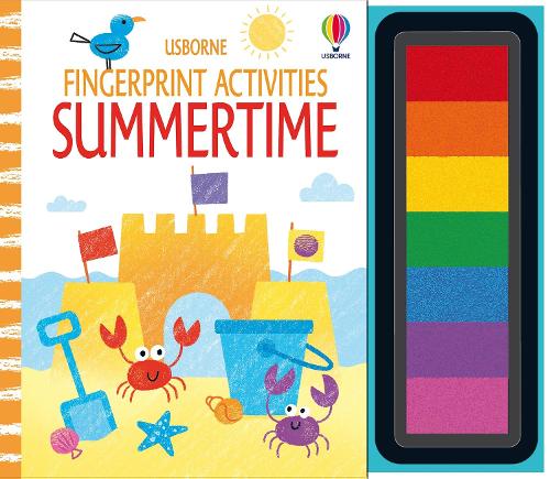 Fingerprint Activities Summertime - Fingerprint Activities (Spiral bound) Fiona Watt, Candice Whatmore 9781805312369 book cover
