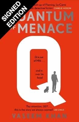 Quantum of Menace: Signed Exclusive Edition - Q Mysteries Vaseem Khan 9781806170159 book cover