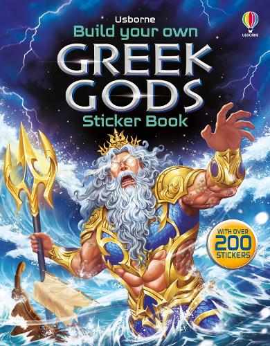 Build Your Own Greek Gods - Build Your Own Sticker Book Simon Tudhope, Gong Studios 9781835407370 book cover