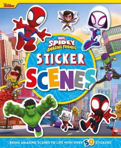 Marvel Spidey and his Amazing Friends: Sticker Scenes - With over 50 stickers! Marvel Entertainment International Ltd 9781835440711 book cover