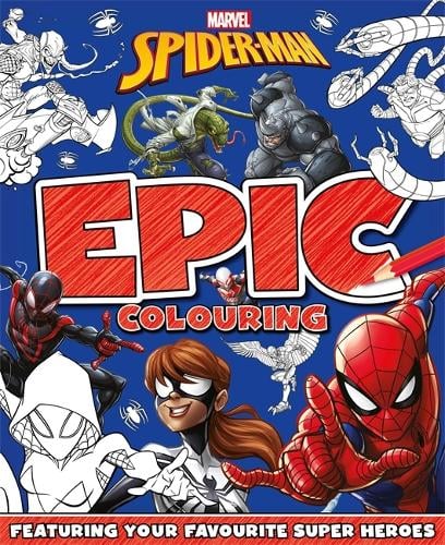 Marvel Spider-Man: Epic Colouring Marvel Entertainment International Ltd 9781835442630 book cover