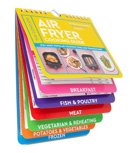 The Complete Air Fryer Cooking Guide: 275+ Most Popular Cooking Times and Temperatures - The Sunday Times Bestseller - Air Fryer Cookbook series (Spiral bound) Sam Milner, Dom Milner 9781836003496 book cover