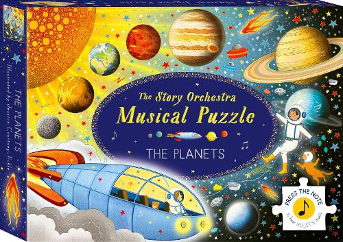 The Story Orchestra: The Planets: Musical Puzzle: Press the note to hear Holst's music - The Story Orchestra (Jigsaw) Jessica Courtney-Tickle 9781836006275 book cover