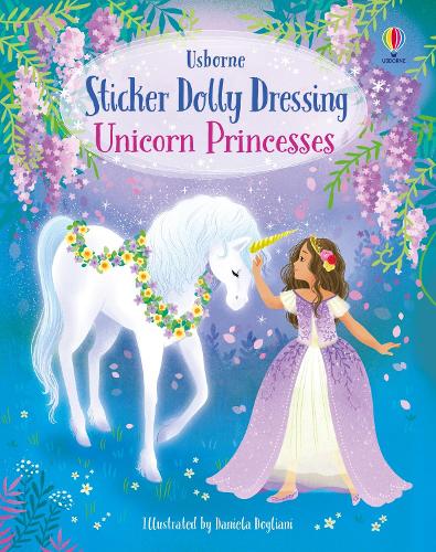 Sticker Dolly Dressing Unicorn Princesses - Sticker Dolly Dressing Fiona Watt, Daniela Dogliani 9781836042624 book cover