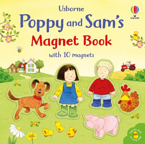 Poppy and Sam Magnet Book - Farmyard Tales Poppy and Sam (Board book) Sam Taplin, Simon Taylor-Kielty 9781836045403 book cover