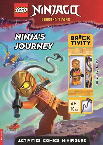 LEGO NINJAGO: Ninja's Journey Activity Book (with Arin minifigure and accessories) LEGO®, Buster Books 9781837250790 book cover