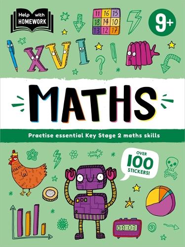 Help With Homework: Age 9+ Maths - Practise essential Key Stage 2 Maths skills Autumn Publishing 9781837950782 book cover