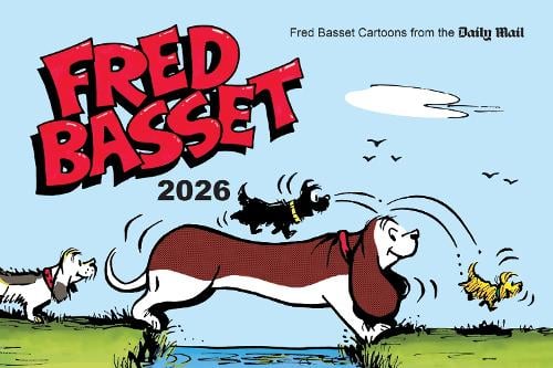 Fred Basset Yearbook 2026: Witty Cartoon Strips from the Daily Mail Alex Graham 9781837998210 book cover