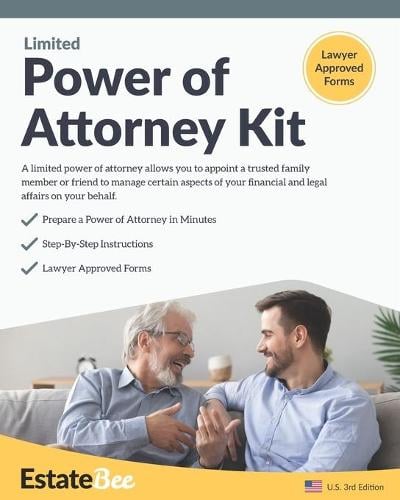 Limited Power of Attorney Kit: Make Your Own Power of Attorney in Minutes - Estate Planning Series (United States) 17 Estatebee 9781913889050 book cover