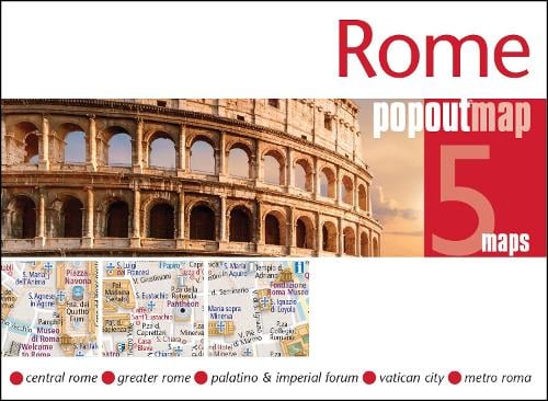 Rome PopOut Map: Pocket size, pop up city map of Rome - PopOut Maps (Sheet map, folded) PopOut Maps 9781914515866 book cover