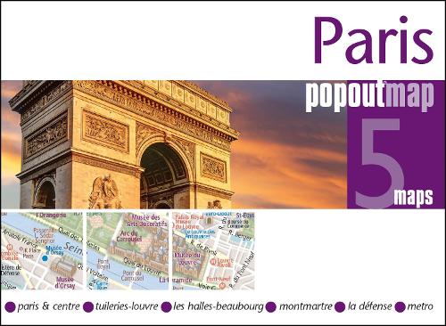 Paris PopOut Map: Pocket-sized, pop up, city map of Paris - PopOut Maps (Sheet map, folded) PopOut Maps 9781917131339 book cover