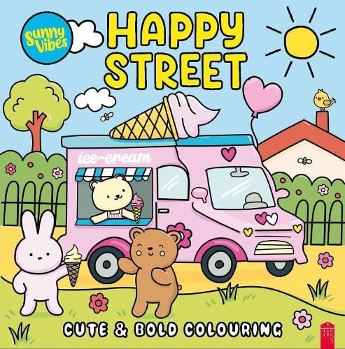 Happy Street - Sunny Vibes Colouring 2 Sam Jayne, Sunny Vibes 9781917156554 book cover