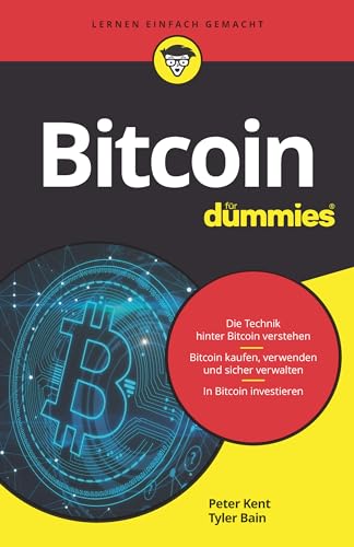 Bitcoin fr Dummies - Fr Dummies Peter Kent, Tyler Bain 9783527720064 book cover