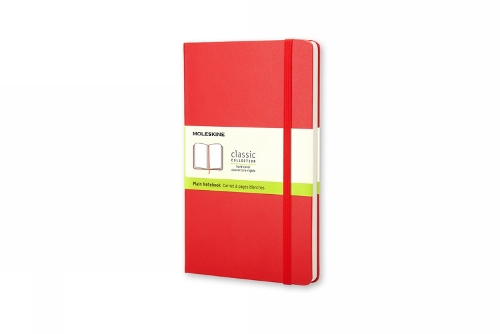 Moleskine Large Plain Hardcover Notebook Red - Moleskine Classic Moleskine 9788862930062 book cover