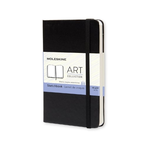 Moleskine Pocket Sketchbook Black - Moleskine Classic Moleskine Staff 9788883701054 book cover