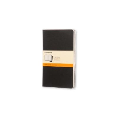 Moleskine Ruled Cahier L - Black Cover (3 Set) - Moleskine Cahier Moleskine 9788883704956 book cover